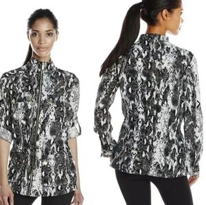 🦄Calvin Klein Monochrome Snake Lightweight Print Jacket Large
